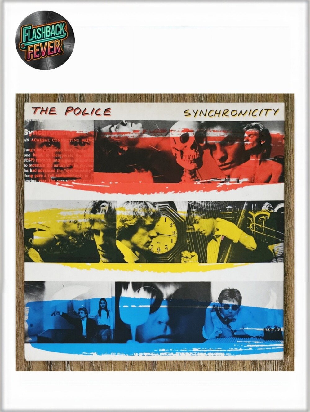 THE POLICE•Synchronicity•1983 US (#SP-3735) BRY, Brown Translucent, EDP Pressing